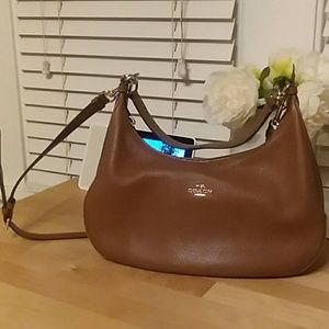 Authentic Coach pebble leather crossbody purse